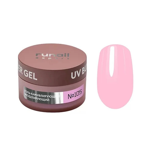 Runail Expert Protez Tırnak Jeli UV Gel Şeker Pembe 50Gr. 105 ürün görseli 1