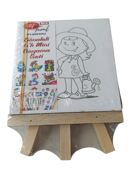 şövaleli 6'lı mini boyama seti ürün görseli 1