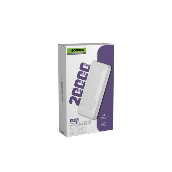 Ag 02 SOFFANY AG 02 20000 mah POWERBANK ürün görseli 1