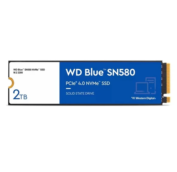 WD Blue SN580 2TB M.2 NVMe SSD 4150/4150 ürün görseli 1