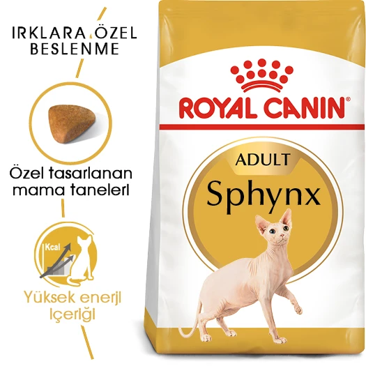 Royal Canin Sphynx Adult Tüysüz Yetişkin Kedi Maması 2 Kg ürün görseli 1