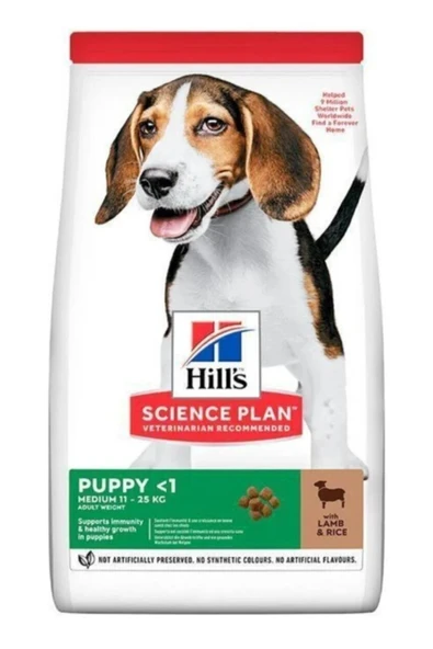 Hill's SP Kuzulu ve Pirinçli Orta Irk Yavru Köpek Maması 12+2KG ürün görseli 1