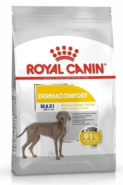 Royal Canin Maxi Dermacomfort Yetişkin Köpek Maması 12 Kg ürün görseli 1