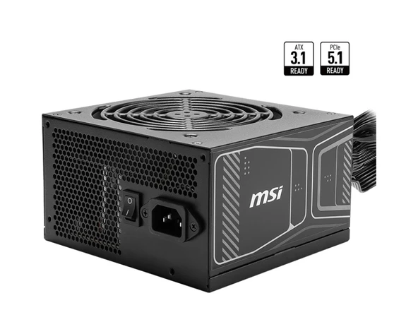 MSI PSU MAG A750GN PCIE5 750W 80+ GOLD POWER SUPPLY ürün görseli 1
