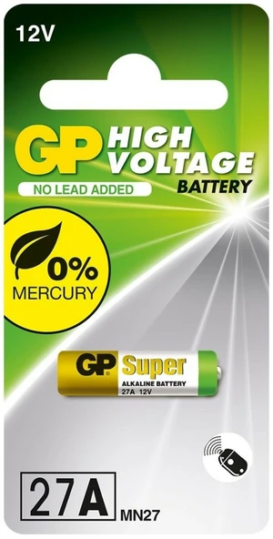 GP 27A 12V Alkalin Spesifik Araç Kumanda Pili GP27A-C5 ürün görseli 1
