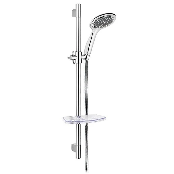 SÜRGÜLÜ DUŞ SETİ + Ø22MM PARLAK POLİSH + ELDUŞU - Resim 2
