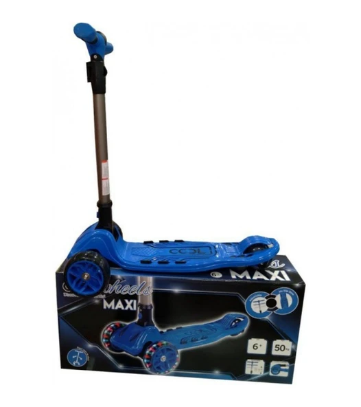 Scooter Cool Wheels Işıklı Maxi Mavi Twist Scooter 5+ ürün görseli 1