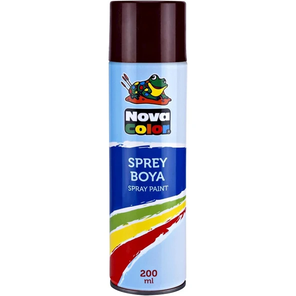 Nova Color Sprey Boya Kahverengi 200 ml - 2 adet ürün görseli 1