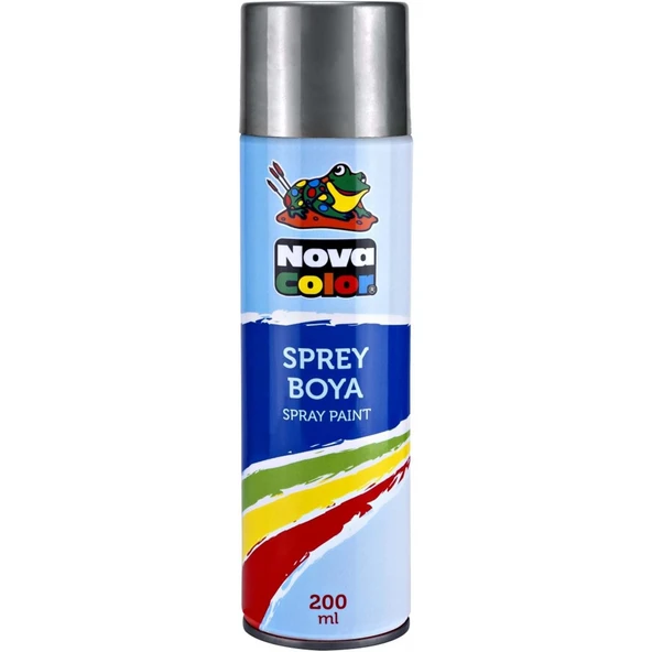 Nova Color Sprey Boya Gümüş 200 ml - 2 adet ürün görseli 1