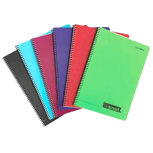 Çınar Smart 60 Yaprak A4 Kareli Defter Pp Kapak Spiralli - 5 adet ürün görseli 1