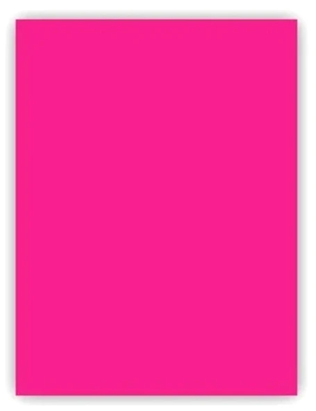 Fosforlu Fon Kartonu 50X70 Pembe Rulo Şeklinde - 6 adet ürün görseli 1