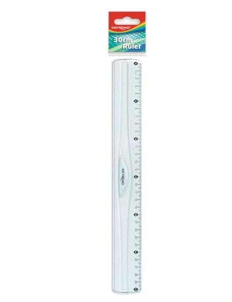 Keyroad Plastik Cetvel 30Cm Şeffaf - 4 adet ürün görseli 1