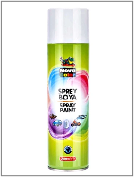Nova Color Sprey Boya Beyaz 200 ml - 2 adet ürün görseli 1