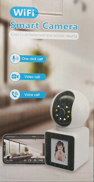 Wifi Bağlantılı Görüntülü Görüşme Sağlayabilen Ev Tipi Güvenlik Kamerası ürün görseli 1