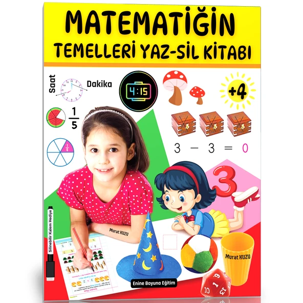 Matematiğin Temelleri YAZ-SİL Kitabı (+4 YAŞ) ürün görseli 1