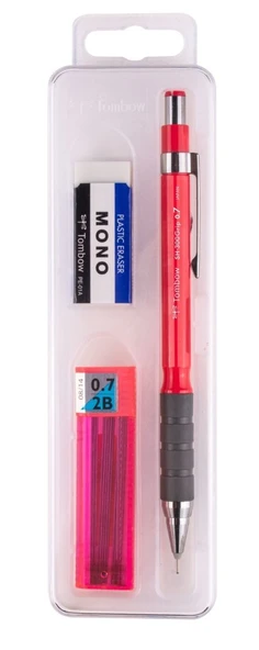 Tombow Grip 0.7 mm Kutulu Set Koyu Pembe ürün görseli 1