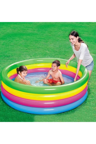 BESTWAY HAVUZ 157X46cm DÜZ ZEMİN 4 BÖLME (51117) ürün görseli 1