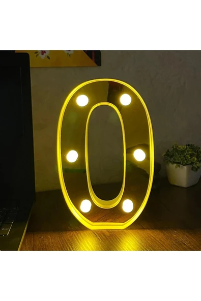 Büyük Boy Led Işıklı 3d Rakam Sayı Doğum Günü Kutlama Organizasyon Işıklı Sayı ürün görseli 1