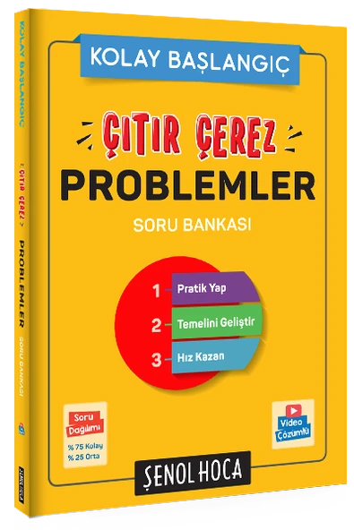 Çıtır Çerez Problemler Soru Bankası Şenol Hoca Yayınları ürün görseli 1