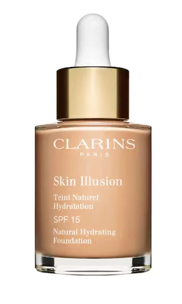 Clarins Skin Illusion SPF 15 - Nemlendirici Doğal Fondöten 108,3 Organza 30 ml ürün görseli 1