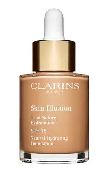 Clarins Skin Illusion SPF 15 - Nemlendirici Doğal Fondöten 111 Auburn 30 ml ürün görseli 1