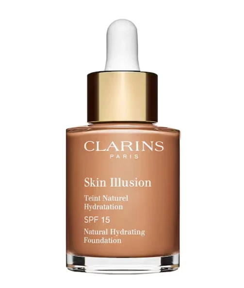Clarins Skin Illusion SPF 15 - Nemlendirici Doğal Fondöten 112,3 Sandalwood 30 ml ürün görseli 1