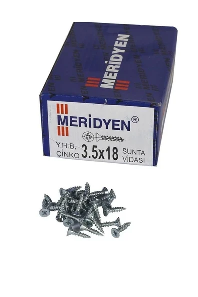 Çinko 3,5x18 Mm Sunta Vidası / 1000 Adet ürün görseli 1