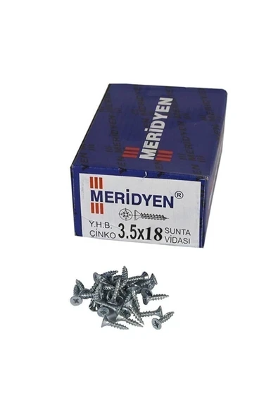 Yüksek Performans Sunta Vidası 3.5x18 Mm 1000 Adet ürün görseli 1