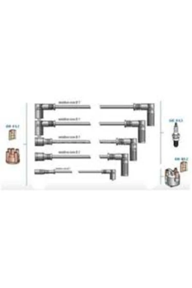 DODUCO Buji Kablo Tk Tmpr 1.6 S-sx-sxa-sxak-tipo S-sx-sl ürün görseli 1