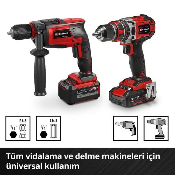 Einhell S-CASE Bits Hss 10 Parçalı Ahşap Matkap Ucu Seti 108733 - Resim 7