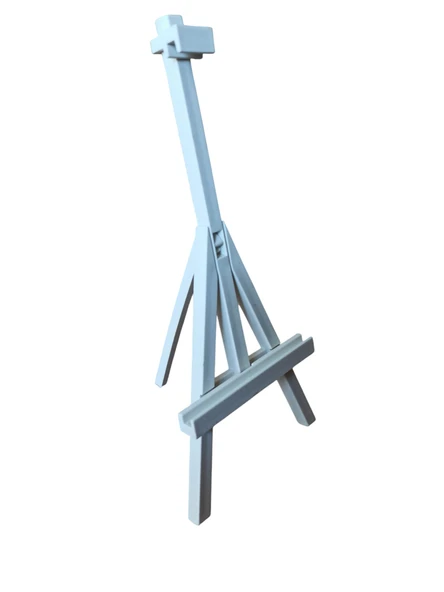 hureggo concept ahşap görünümlü mini plastik şövale 16 cm ürün görseli 1