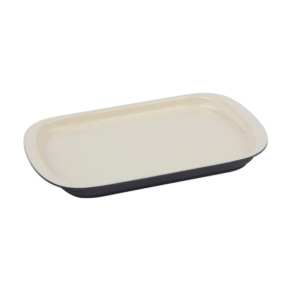 Lava Döküm Dikdörtgen Servis Tabağı Ölçü 32x20cm. ürün görseli 1