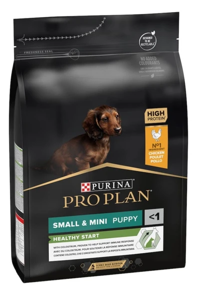 Pro Plan Small Mini Puppy Tavuklu Küçük Irk Yavru Köpek Maması 3 Kg ürün görseli 1