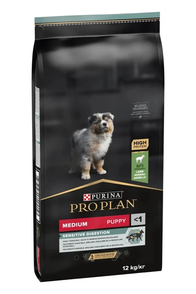 Pro Plan Medium Puppy Kuzu Etli Orta Irk Yavru Köpek Maması 12 Kg ürün görseli 1