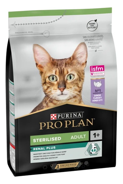 Pro Plan Sterilised Hindili Kısırlaştırılmış Kedi Maması 3 Kg ürün görseli 1
