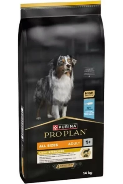 Pro Plan All Size Light Sterilised Balıklı Kısırlaştırılmış Köpek Maması 14 Kg ürün görseli 1