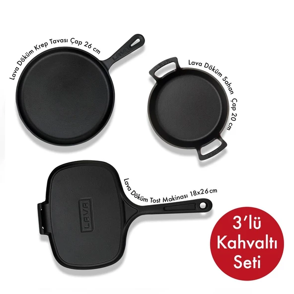 Lava Döküm Kahvaltı Seti ürün görseli 1