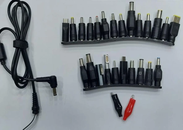 ADAPTÖR ŞARJ UCU DÖNÜŞTÜRÜCÜ 24 ADET ÇEVİRİCİ (MACBOOKLAR DAHİL) ürün görseli 1