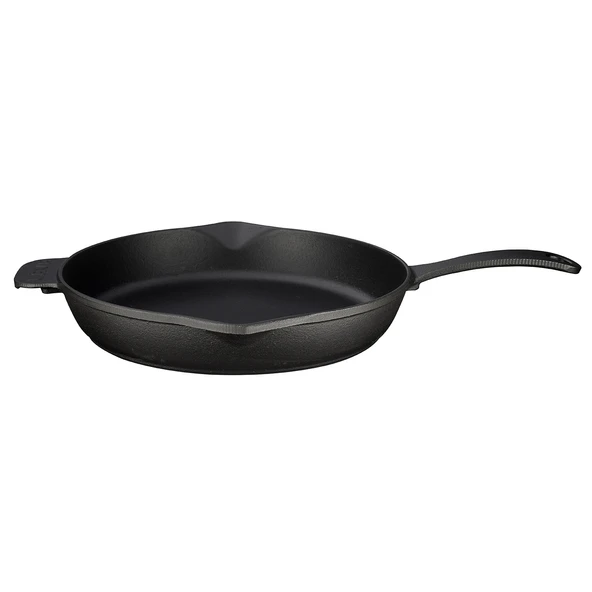 Lava Döküm Yuvarlak Kızartma Tavası Döküm Demir Yekpare Saplı. Çap(Ø)28cm ürün görseli 1