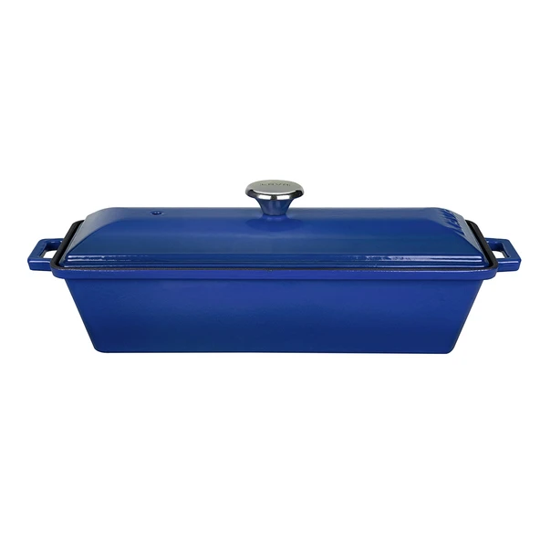 Lava Döküm Ekmek Tenceresi / Terrine Serisi. Ölçü 11x29cm.  Mavi ürün görseli 1