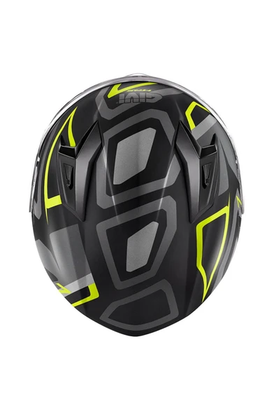 Givi 50.7 Proton Mat Tıtanıum-sarı Kask - Resim 4