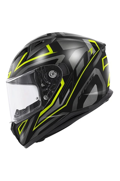 Givi 50.7 Proton Mat Tıtanıum-sarı Kask - Resim 3