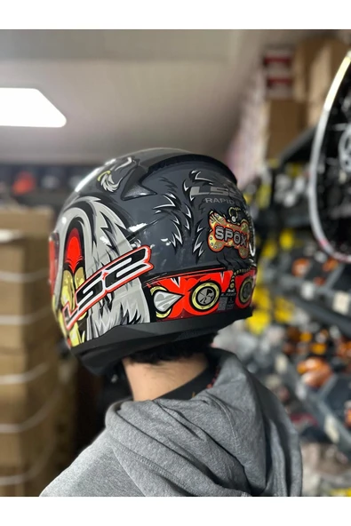 LS2 RAPİD 2 SPOX FULLFACE MOTOSİKLET KASKI - Resim 3