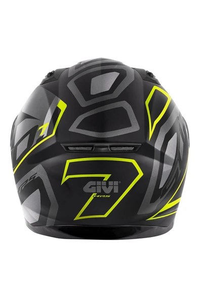 Givi 50.7 Proton Mat Tıtanıum-sarı Kask - Resim 5