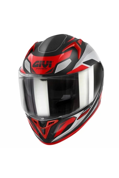 Givi Gıvı 50.8 Brave Mat Siyah-tıtanıum-kırmızı Kask ürün görseli 1