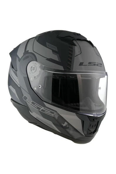 LS2 Stream 2 Shadow Kapalı Kask Mat Tıtanıum-gri - Resim 8