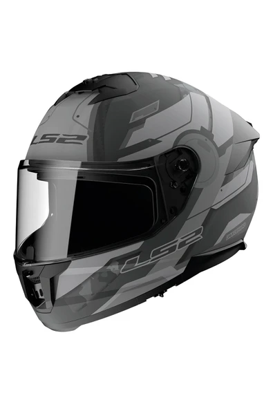 LS2 Stream 2 Shadow Kapalı Kask Mat Tıtanıum-gri ürün görseli 1