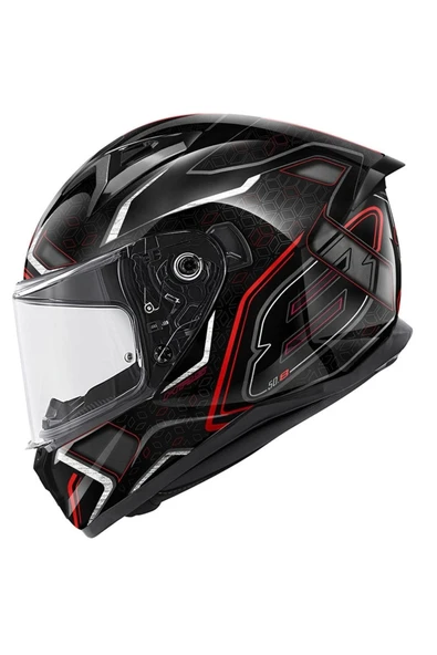 Givi 50.8 Mystıcal Siyah-kırmızı- Kask ürün görseli 1