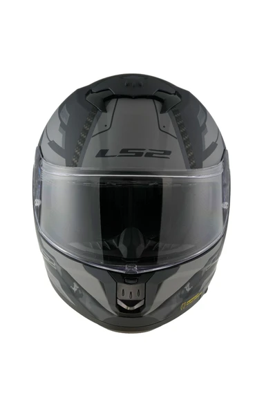 LS2 Stream 2 Shadow Kapalı Kask Mat Tıtanıum-gri - Resim 2