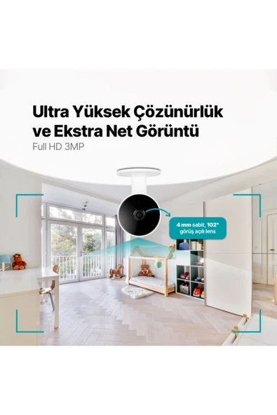 Ttec 2AGK03 Wizi Full HD Tak Çalıştır Wi-Fi Akıllı Kamera - Resim 3